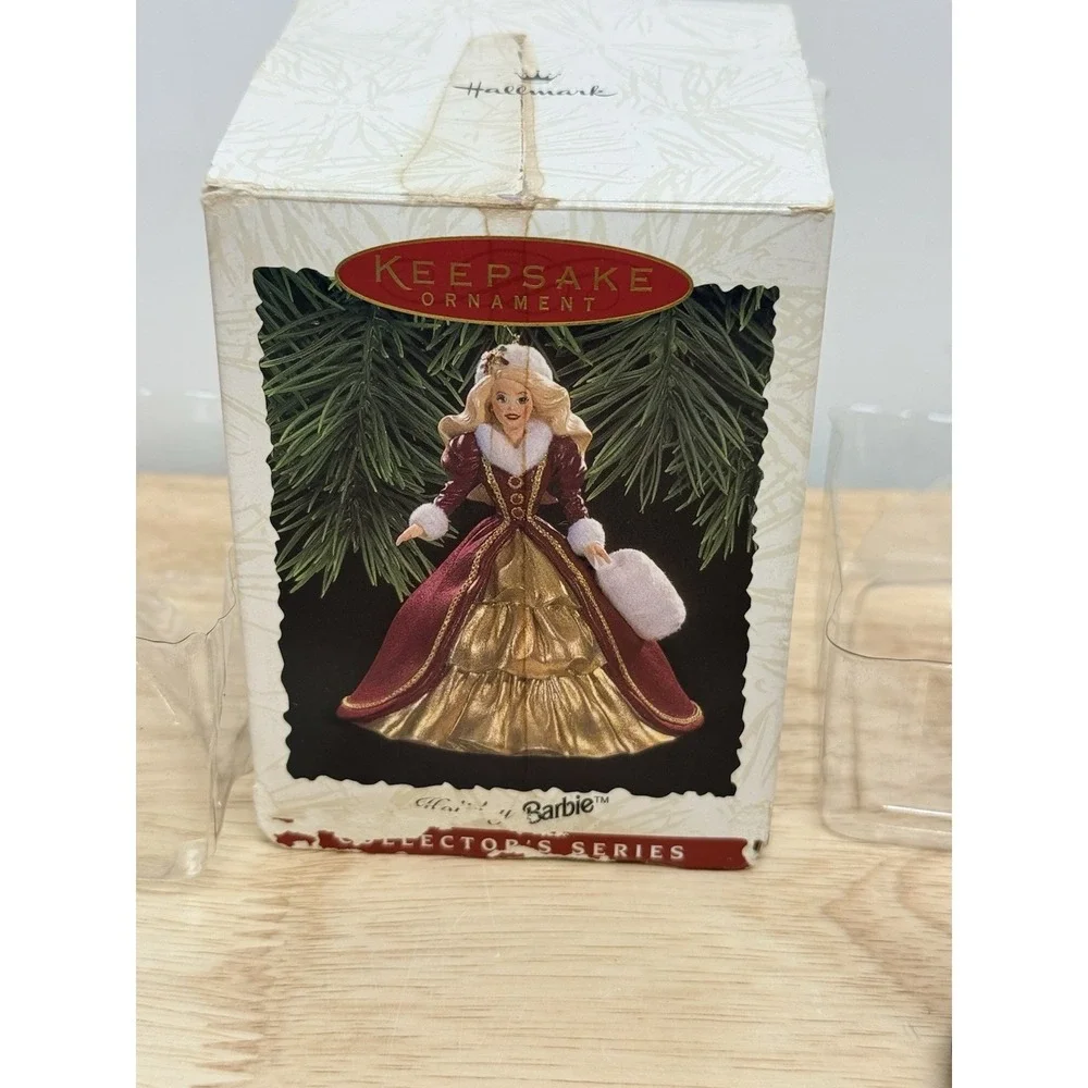 Hallmark Ornament Holiday Barbie 4th In Series 1996 by Patricia Andrews‎ #16